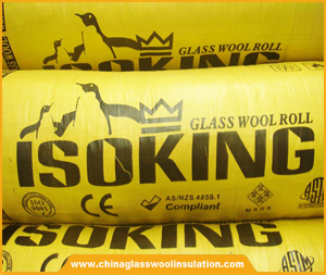 ISOKING Glass Wool Insulation Blanket with Aluminum Foil Facing