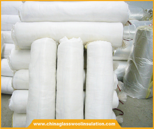 Isolamento de lã de fibra de vidro com sacos de cor branca ISOKING TM