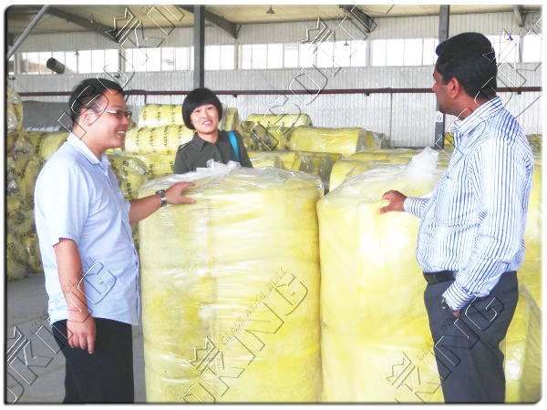 Sri Lanka Customers to Visit Our Company's Glass Wool