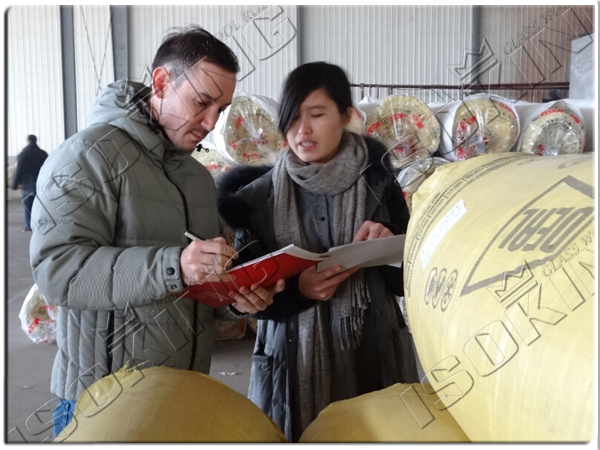 Colombia customers visiting our factory